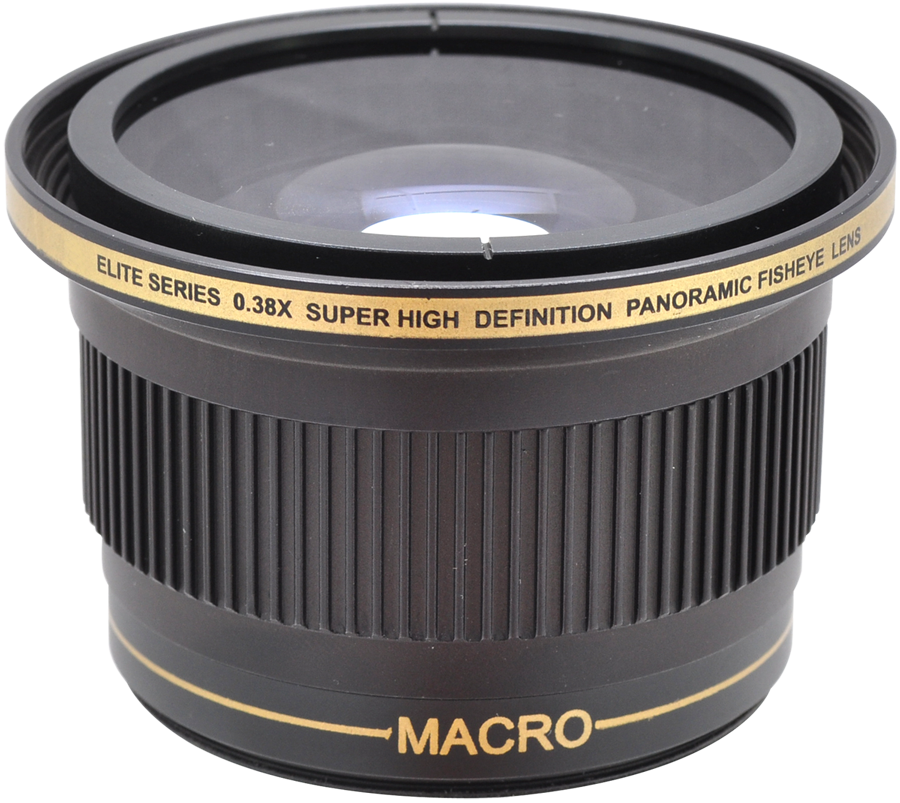 Elite Series 0.38x Ultra Super High Definition Panoramic Fisheye Lens - 52/58MM