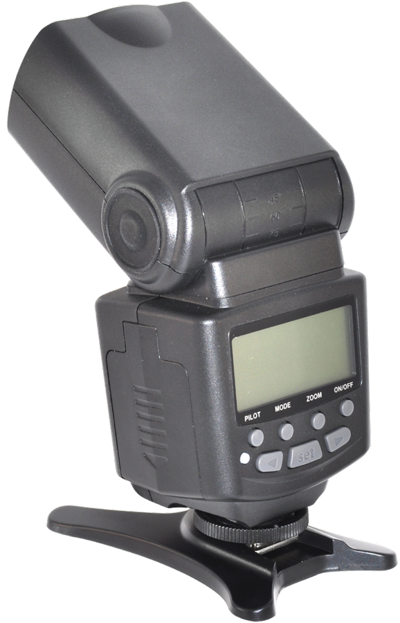 Pro Series Digital SLR Auto-Focus/Auto Power Zoom TTL Flash w/LCD Display - Canon