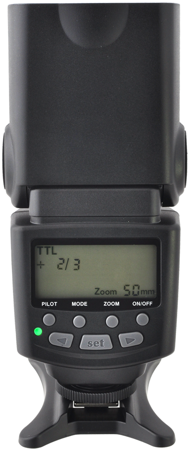 Pro Series Digital SLR Auto-Focus/Auto Power Zoom TTL Flash w/LCD Display - Canon