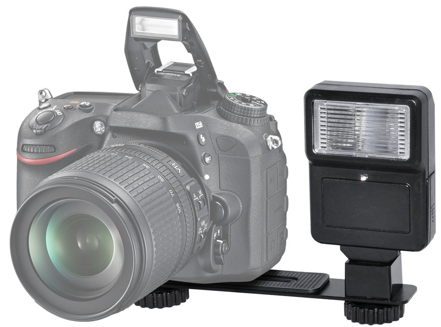 Digital Camera Flash with Bracket