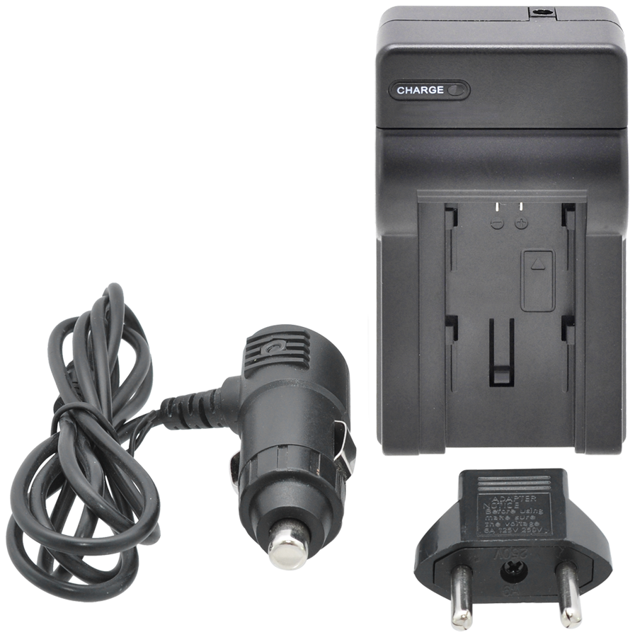 worldwide AC/DC travel charger 110-220v f/SONY NP-FM/QM/F series