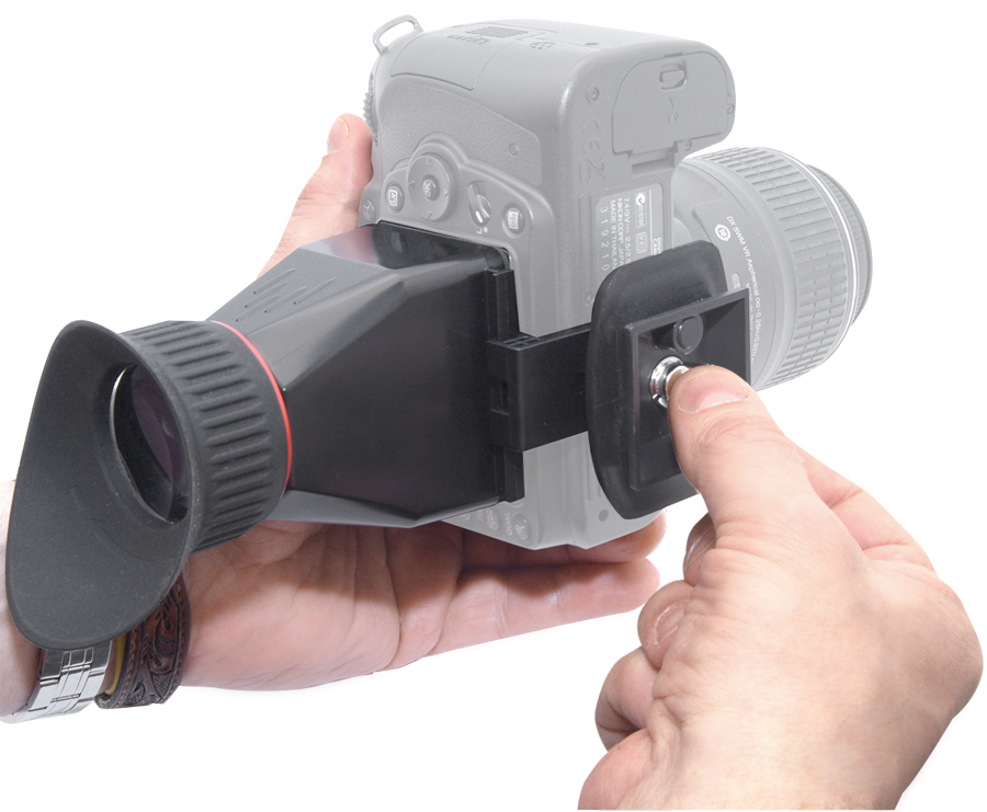Elite Series Adjustable Lock-In-Place LCD Viewfinder