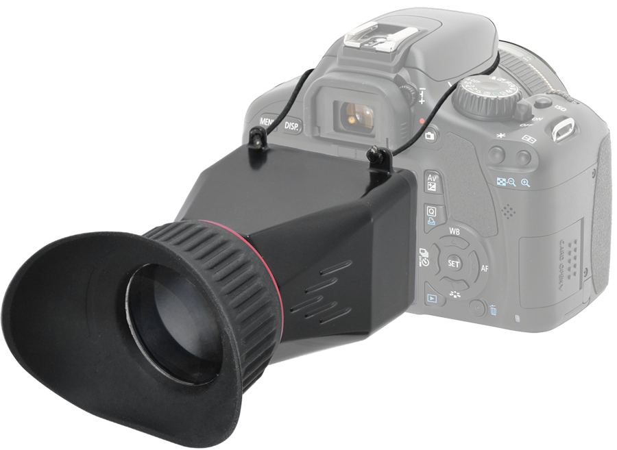 Elite Series Adjustable Lock-In-Place LCD Viewfinder