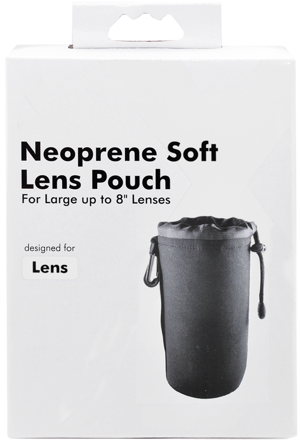 8" Neoprene Soft Lens Pouch Large