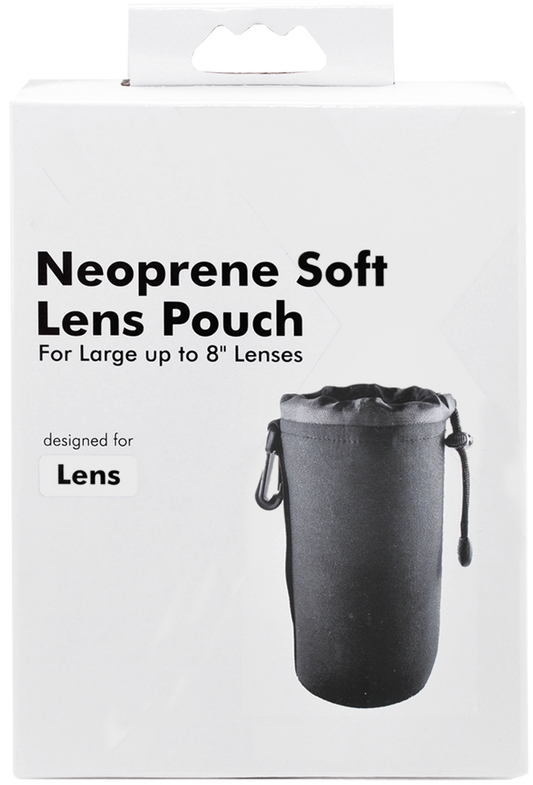8" Neoprene Soft Lens Pouch Large