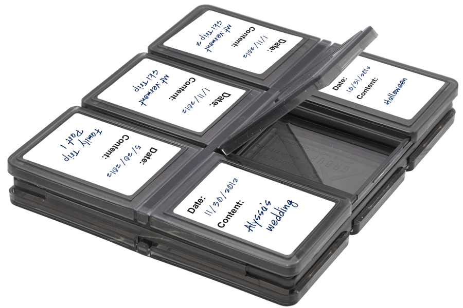 12 PC. Foldable Memory Card Case