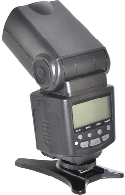 Pro Series Digital SLR Auto-Focus/Auto Power Zoom TTL Flash w/LCD Display - Nikon