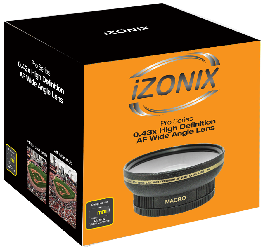 Pro series 0.43x High Definition AF Wide Angle Lens - 72MM