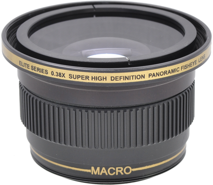 Elite Series 0.38x Ultra Super High Definition Panoramic Fisheye Lens - 46/49/52/58MM