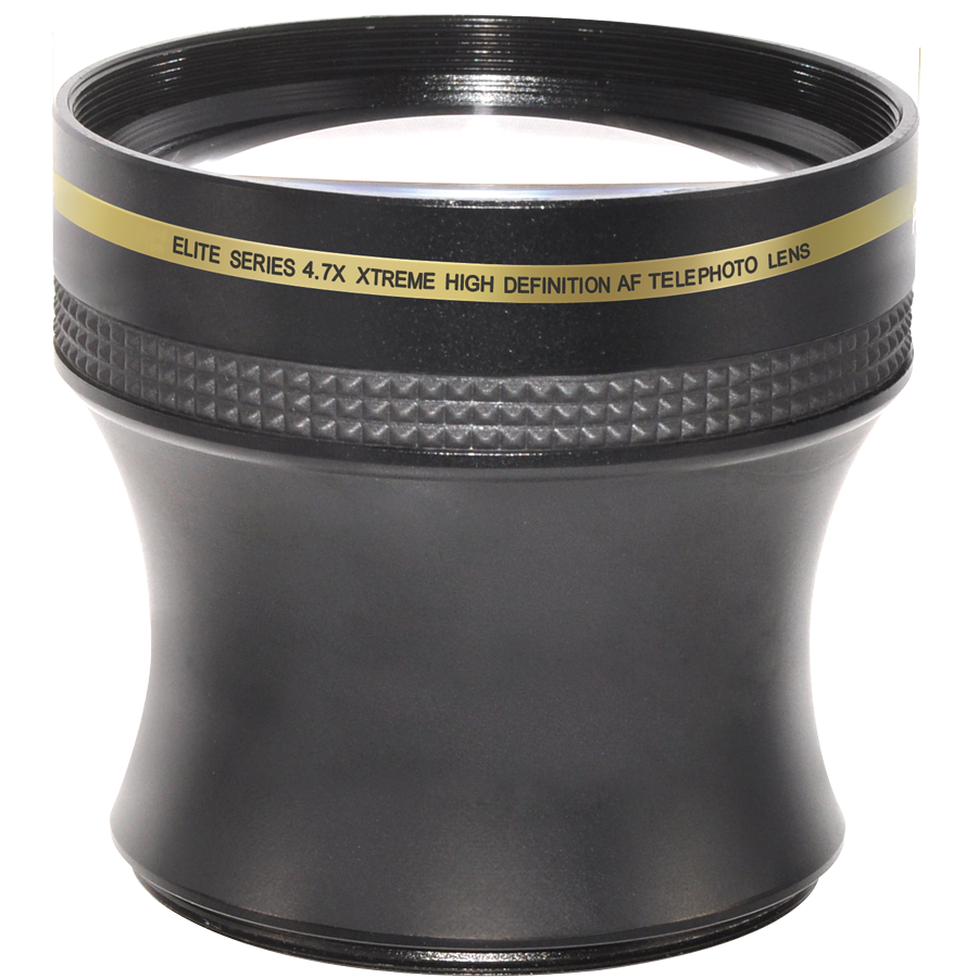 Elite Series 4.7x Xtreme High Definition AF Telephoto Lens - 52/58MM