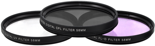 Pro series Multi Coated HD 3 Pc. Digital Filter Set