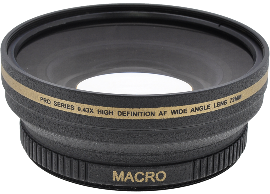 Pro series 0.43x High Definition AF Wide Angle Lens - 72MM