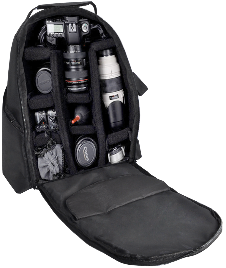 Deluxe Digital Camera/Video Padded Backpack