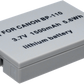 Replacement Battery F/CANON BP-110