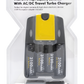 4 AA Ultra High Capacity Batteries With AC/DC Travel Turbo Charger