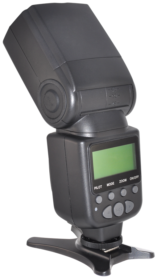 Elite Series Digital Auto Power Zoom Auto-Focus Flash w/LCD Display - Nikon