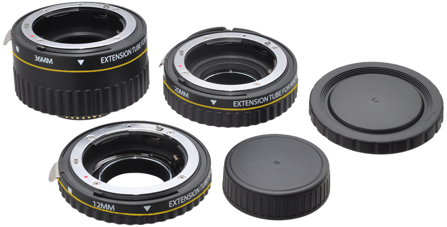 LIMITED EDITION - Pro Series Auto Focus Macro Extension Tube Set - Nikon