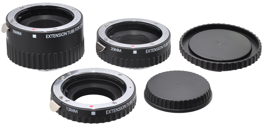 Pro Series Auto Focus Macro Extension Tube Set - Sony