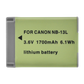 Replacement Battery F/CANON NB-13L