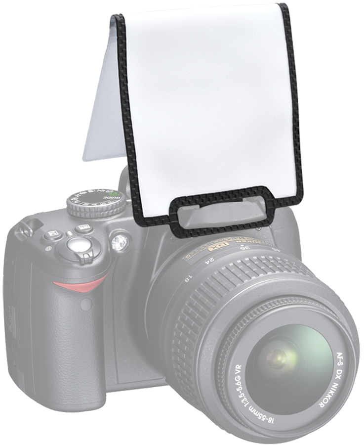 Universal Pop Up Soft Screen Flash Diffuser F/ SLR Cameras W/ Pop Up Flashes