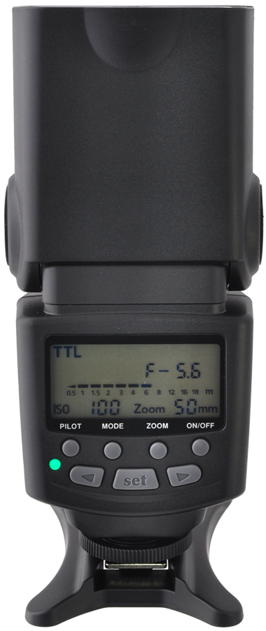 Pro Series Digital SLR Auto-Focus/Auto Power Zoom TTL Flash w/LCD Display - Nikon