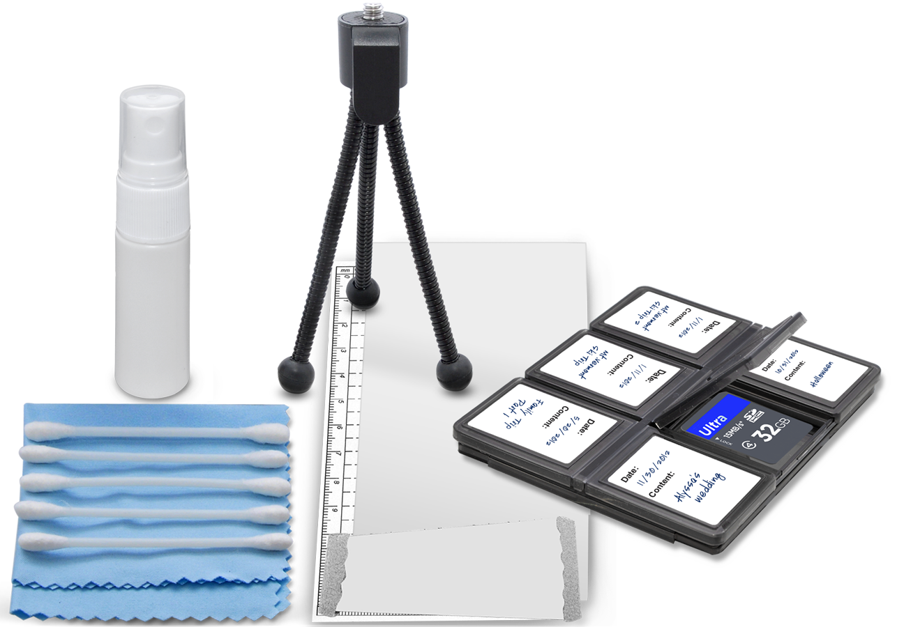 Deluxe Starter Kit w/ 6pc Memory Card Case