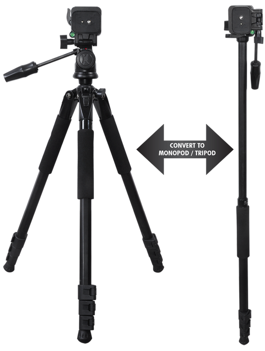 Elite Series 72” Professional Heavy Duty Convertible Tripod/Monopod