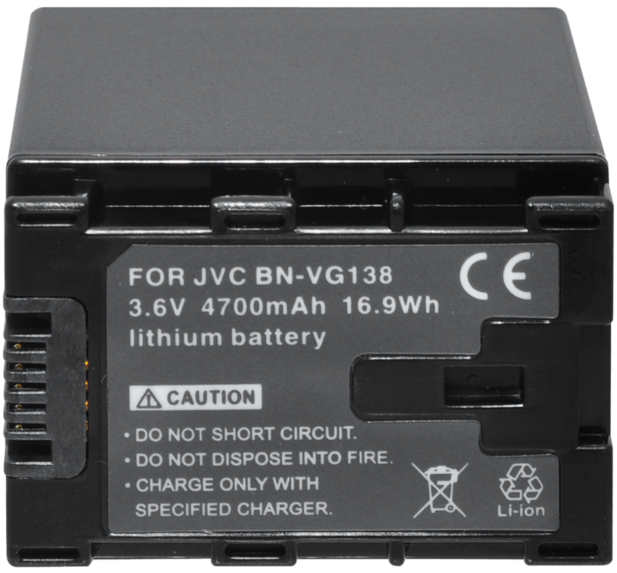 Replacement Battery F/JVC BN-VG138
